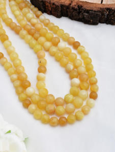 Cuentas facetadas de ópalo amarillo natural de 5 mm a 8 mm, cuentas facetadas de ópalo amarillo natural para la elaboración de joyería fina, piedra preciosa. - Product Image 6