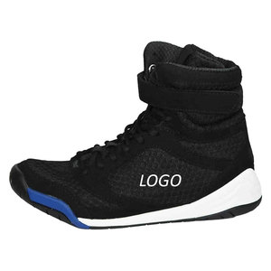 wrestling shoes elite performance breathable mesh upper non slip rubber outsole lightweight flexible sole <b>secure</b> lace closure - Product Image 3