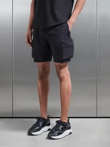 Custom Men’s Pocket Cargo Shorts 4 Way Stretch Nylon Shorts Slim Fit Multi Pocket Outdoor Shorts with Zipper Pockets - Product Image 2