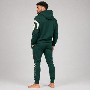 Chándal de Forro Polar para Hombre con Estampado en Relieve, Interior Cálido y Suave, Tela Resistente, Diseño Elegante con Estampado en Relieve, Ideal para Uso Casual en Invierno - Product Image 5