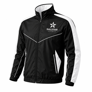 SALSTAR SPORTS New High Quality Fashionable Long Sleeve Custom Design Men Puffer Jacket Streetwear Color Blocking Winter - Product Image 1