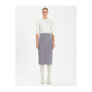Jupe plissée écossaise en flanelle pour filles, uniforme scolaire d'été, taille haute, mini, 100% coton teint en fil, douce et respirante - Product Image 2