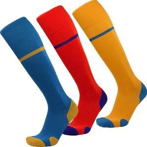 Manufacturer Custom <b>Men</b> Organic Cotton Woven Colorful Athletic Arch Support Soccer Crew <b>Socks</b> With Casual Wear Multiple Colors - Product Image 4