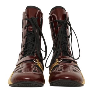 Chaussures de boxe à lacets montantes, légères, confortables, antidérapantes, en maille et cuir PVC respirant, souples, très vendues et de haute qualité - Product Image 4