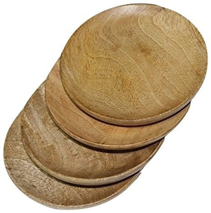 Plato de madera de la mejor calidad y vajilla para uso diario en el hogar y hotel, plato de madera artesanal de alta calidad. - Product Image 1