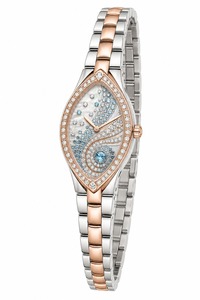 Luxury Women's Analog Quartz <b>Watch</b> With <b>Diamond</b> Accents Irregular Case Stainless Steel Band - Product Image 2
