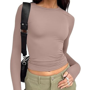 Sudadera Casual de Manga Larga para Mujer, Estilo Urbano, Cuello Redondo, Sudadera con Capucha para Invierno - Product Image 4