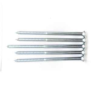 Tornillo para Madera PDC de Acero al Carbono, Cabeza Avellanada, Rosca Gruesa, Punta Afilada, Acabado Óxido Negro, Métrico/Pulgada, Clase 4, Alta Resistencia - Product Image 5