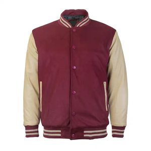 High quality Custom Logo Embroidered Varisty Jacket Designer Button Baseball Bomber <b>Men</b> Varsity Jackets for <b>Men</b> 2026 - Product Image 1