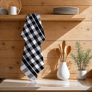 Good Quality 100% Cotton Waffle <b>Kitchen</b> <b>Towel</b> Quick-Dry Soft Premium <b>Kitchen</b> <b>Towel</b> at Competitive Price - Product Image 1