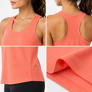 Camiseta sin mangas para mujer, suave, transpirable, ligera, sin mangas, para gimnasio, yoga, entrenamiento, uso diario informal, ajuste cómodo para todas las estaciones - Product Image 6