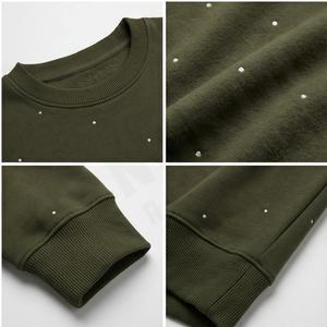 Sudadera con Capucha Informal, Estilo Urbano, Hombros Caídos, Tejido Grueso de Invierno, Antiarrugas - Product Image 4