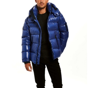 Premium Puffer Jacket Men Custom Hooded Winter <b>Coat</b> Water Resistant Quilted Warm Puffer Jacket Outdoor Fashion Manufacturer - Product Image 1