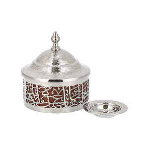 Plat de service de luxe en acier inoxydable, nouveau design arabe, personnalisé, écologique, pour maintien au chaud des aliments, petit et grand format - Product Image 5