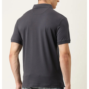 เสื้อเชิ้ตแขนสั้นผู้ชาย ผ้าคอตตอนถักปิเก้ หนัก 220 กรัม 100% ทรงคลาสสิค แห้งเร็ว มีกระเป๋า สัมผัสนุ่ม - Product Image 4