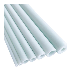 Tube en <span class=keywords><strong>fibre</strong></span> <span class=keywords><strong>de</strong></span> <span class=keywords><strong>verre</strong></span> blanc pour l'isolation des maisons et des jardins, tuyau en PRV - Product Image 1
