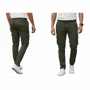 Pantalones Cargo Verdes Relax Bottom - Product Image 4