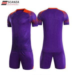 Ensemble d'uniformes de football personnalisés 100% polyester pour adultes, maillots de France avec logo personnalisé imprimé, impression numérique, respirant, service OEM - Product Image 4