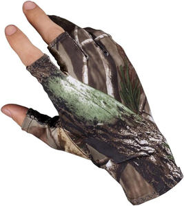 Guantes Profesionales de Camuflaje para Caza, con 3 Dedos Descubiertos, Antideslizantes, Transpirables, para Pesca, Tiro con Arco y Actividades al Aire Libre - Product Image 6