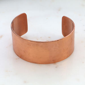 Handmade Hammered Brass Cuff <b>Bracelet</b> - Wide <b>Adjustable</b> Boho Bangle - Minimalist Jewelry Gift for Her - Product Image 5