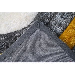 Rona màu xám 3D shag khu vực thảm thiết lập bền và phong cách thảm với kết cấu 3D độc đáo - Product Image 4