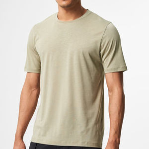 T-shirt décontracté surdimensionné 100 % coton de haute qualité, impression personnalisée, t-shirt épais uni vierge pour homme, coupe carrée - Product Image 2