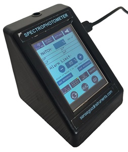 Sensegood Instruments Handheld Portable Color Spectrophotometer Colorimeter 400-700nm 1nm Resolution <b>28mm</b> Aperture Surface Color - Product Image 2