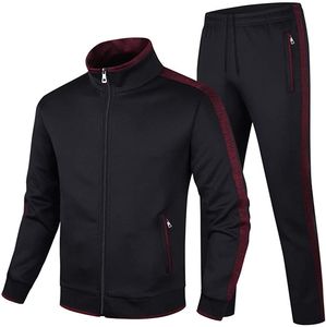 Conjunto Deportivo para Hombre INDEX, Gris Azulado, con Cierre Completo, Cuello Alto, Ropa Deportiva Transpirable de Poliéster y Algodón, para Otoño - Product Image 5