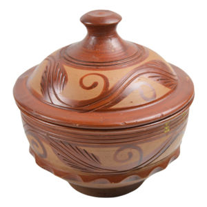 Assiette en céramique avec finition marron et décor peint, idéale pour restaurants, hôtels, décoration intérieure, design de table à manger, vaisselle - Product Image 5