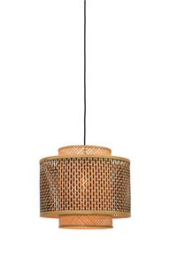 Bamboo Woven Pendant <b>Light</b> Shade Eco Friendly Ceiling Lamp <b>Cover</b> Modern Hanging Lamp for Living Room Restaurant - Product Image 2