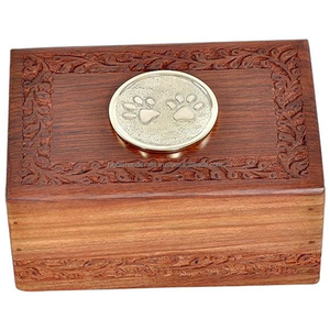 Urna de cremación de madera de estilo americano para cenizas, caja de urnas funerarias para cenizas, suministros de urnas al por mayor - Product Image 3