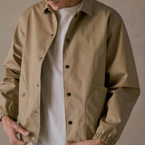 OEM Custom Printed Mens Coaching Jacket Waterproof Breathable Windbreaker Lightweight Casual Winter Sportswear <b>Coaches</b> Wear - Product Image 4
