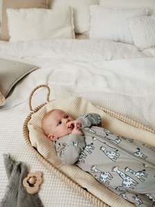 Saco de dormir para bebé 100% bambú – Saco de dormir para bebé estampado, ultra suave y transpirable, manta ligera y acogedora para recién nacidos - Product Image 2