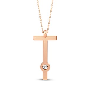Colgante con Inicial de Diseñador, con Diamante Cultivado en Laboratorio VVS VS EF, Plata de Ley 925 con Acabado en Oro, Joyería Personalizada de Lujo - Product Image 4