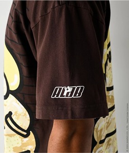 Camiseta Oversize para Hombre, Hombros Caídos, Corte Holgado, Lavado Pigmentado, Manga Corta, Algodón, Estilo Casual Urbano, Top Holgado para Hombre - Product Image 4