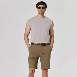 Five B <b>Men's</b> <b>Summer</b> Sleeveless Hip Hop T-shirt Casual Loose Solid Color Knitted Vest Sweatshirt Quick Dry Breathable Sustainable - Product Image 3