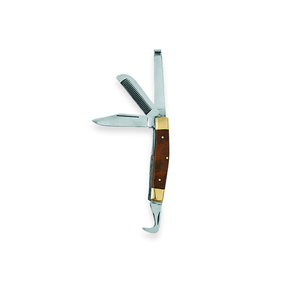 Navaja de Bolsillo Plegable Multiusos Profesional de 5 Cuchillas para Cascos de Caballo, la Más Demandada - Product Image 1