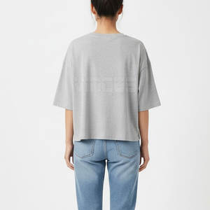 Camisetas Holgadas para Mujer de Alta Calidad, Transpirables, 100% Algodón, Tallas Grandes, de Secado Rápido - Product Image 2