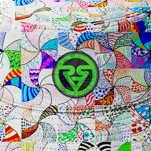 Casquette de soleil unisexe personnalisable avec logo, motif abstrait dessiné à la main, coloré, par sublimation, style streetwear tendance - Product Image 4