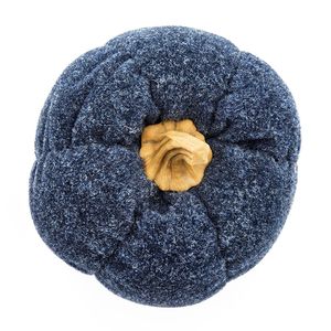 Set di 3 7.5 blu scuro x 7.5x5.7 ornamenti di zucca festiva decorazione del raccolto per le vacanze per i mobili della sala da pranzo per il ringraziamento autunnale - Product Image 4