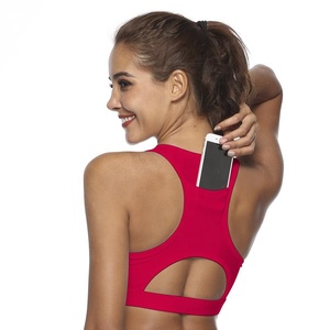 Soutien-gorge de sport vert sarcelle pour femme avec design dos nageur pour entraînement fitness - Product Image 4