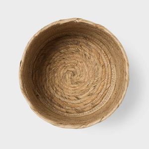 Cesto Intrecciato Rotondo con Coperchio Stile Banana Twist - Product Image 2
