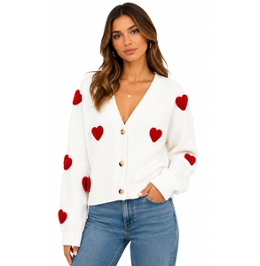 Suéter de Punto Vintage para Mujer con Cuello Redondo y Mangas Raglán, Último Modelo 2026, Suéter Clásico de Punto para Dama - Product Image 1