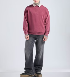 Sweat-shirts pour hommes de qualité supérieure, 100% coton, 380 GSM, molleton lourd, imprimé, respectueux de l'environnement, coupe classique, multicolores - Product Image 6