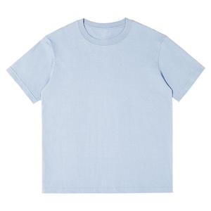 Mens <b>Light</b> Pink Crew <b>Neck</b> T-Shirt Short Sleeve Cotton Casual Summer Basic Top Custom Logo OEM ODM Wholesale Apparel - Product Image 2
