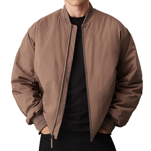 Private Label <b>Winter</b> Men's Slim Fit Bomber <b>Jacket</b> with Stand Collar Custom Logo & Design Lightweight <b>Waterproof</b> & Quick Dry - Product Image 1