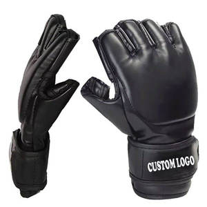 Guantes de Entrenamiento Unisex de Medio Dedo para Taekwondo, Jiu-Jitsu, Grappling y MMA WTF 2025, de Cuero PU de Alta Calidad, Personalizables para Boxeo - Product Image 3