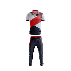 Men's for Heat-Transfer Printed Geometric 100% Polyester Short Sleeve Cricket Jersey Elastic Waist Pants Moisture Wicking - Product Image 5