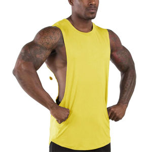 Débardeur de qualité supérieure avec logo personnalisé pour la gym et les tenues décontractées, avec décoration boutonnée, prix abordable, fabrication OEM sur mesure. - Product Image 1