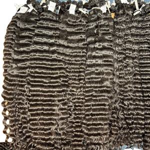 Venta al por mayor Deep ondulado 2 Venta al por mayor 100% de alta calidad Super doble dibujado Extensiones de cabello Remy vietnamita 100% Cabello humano virgen - Product Image 6